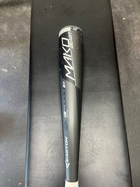 Used Kid Pitch (9YO-13YO) Easton Mako Beast Bat USSSA Certified (-12) Composite 13 oz 25"