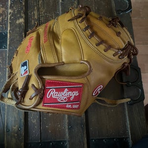 Rawlings Heart of the Hide RH Catcher's Baseball Glove 33" (Used)