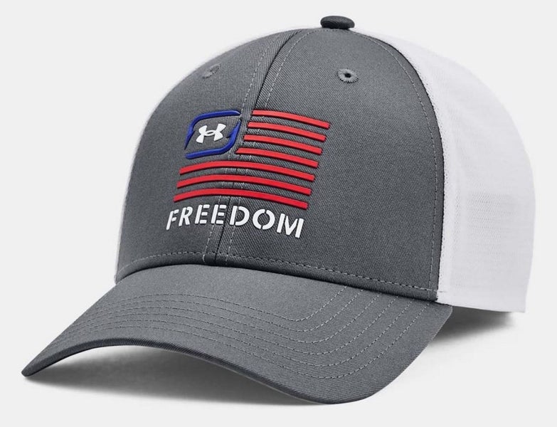 Under Armour Men's UA Fish Hunter Mesh Cap 1376716-012 Pitch Gray/White