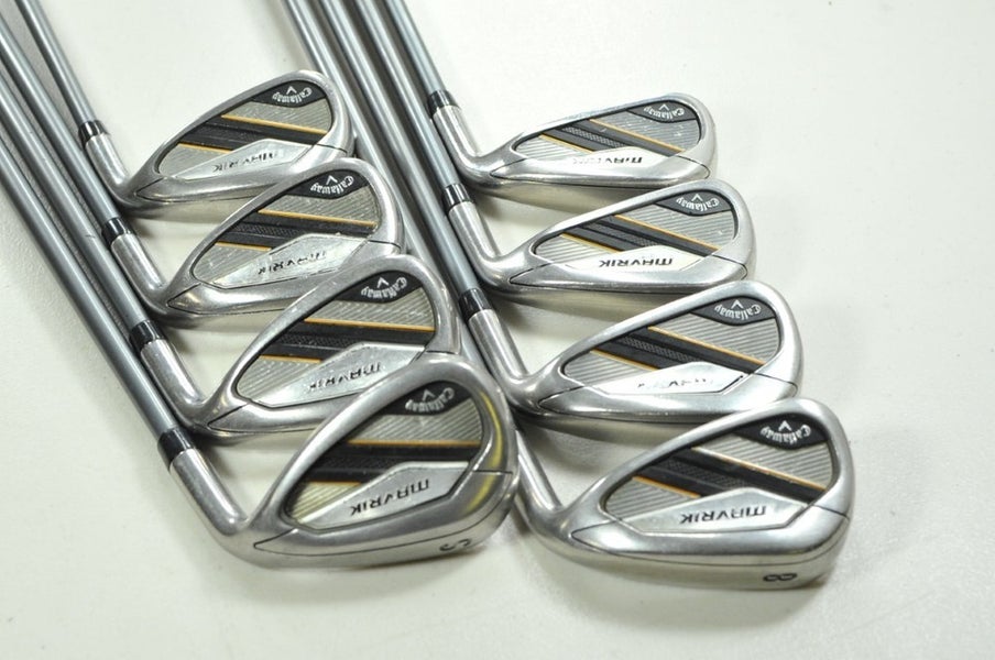 Callaway Mavrik 5-PW,AW,SW Iron Set Senior Flex RH Catalyst 5.0 Graphite #201390