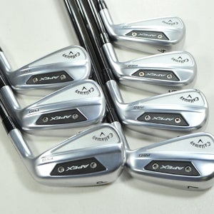 Callaway Apex Pro 24 4-PW Iron Set Stiff Flex Right MMT 95g Graphite # 201352