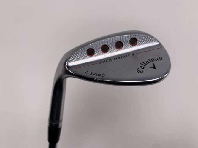 Callaway Mack Daddy 4 Chrome Lob Wedge LW 58* 8 DG S200 Tour Issue 115g Stiff LH