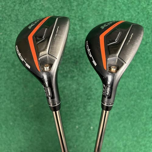 Cobra King OS Oversize 3-4/5-6 Hybrid Set MRH Recoil F3 Regular Flex Graphite