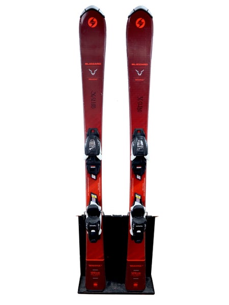 Used 2023 Blizzard Brahma Jr Skis (120cm) w/ Marker 4.5 Bindings