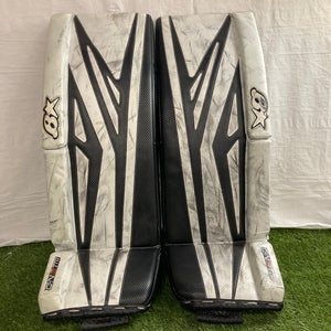 White 34" Senior Brian's G-Netik Pro 3 Goalie Leg Pads (Used)
