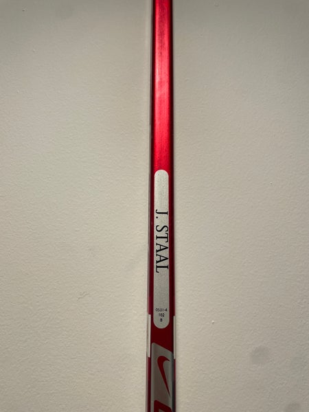 Jordan Staal Nike Bauer Supreme One90 Canada 
Left Hand Hockey Stick Heel Pattern Pro Stock