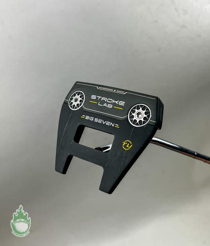 Used RH Odyssey Stroke Lab Big Seven TU 46" Arm Lock Putter Graphite/Steel Golf