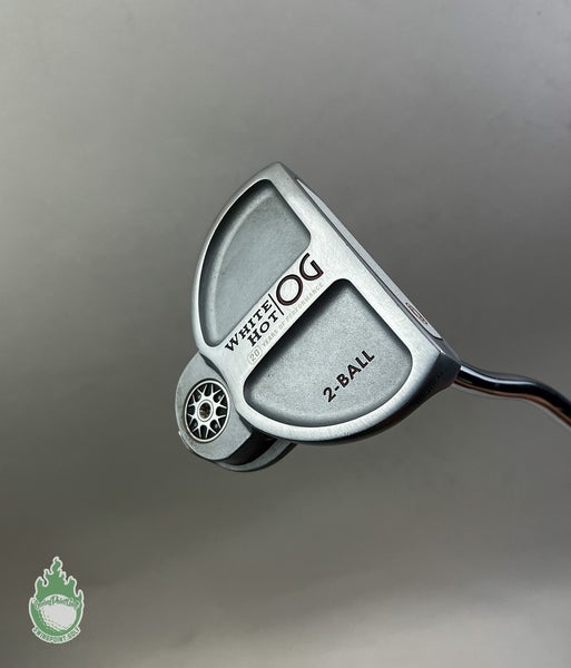 Used RH Odyssey White Hot OG 2-Ball 34" Putter Stroke Lab Shaft Golf Club
