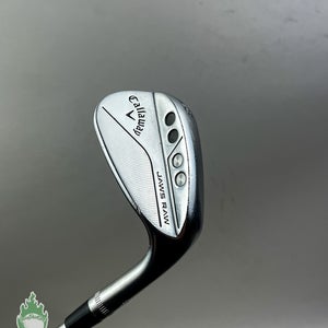 Used Callaway Jaws Raw W Grind Wedge 50*-12 Wedge Stiff Flex Steel Golf Club