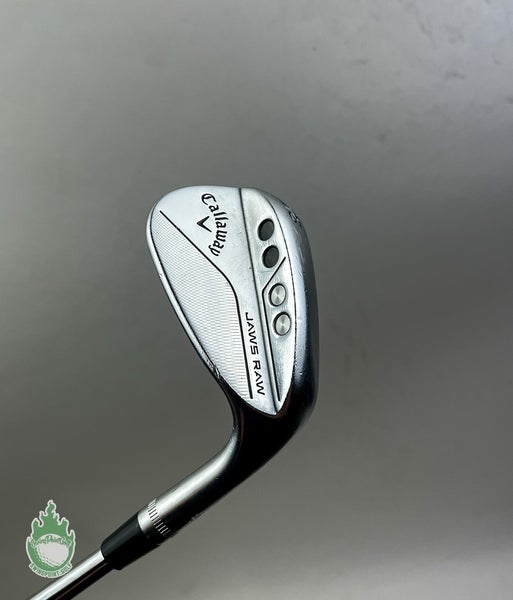 Used Callaway Jaws Raw W Grind Wedge 50*-12 Wedge Stiff Flex Steel Golf Club