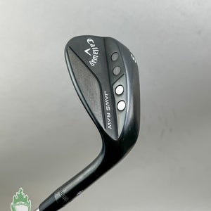 Used RH Callaway Jaws Raw Black Z Grind Wedge 60*-08 115g Wedge Steel Golf Club