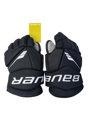 Used Bauer LIL SPORT Junior Gloves White/Black/Red 12" 11835-S000197695