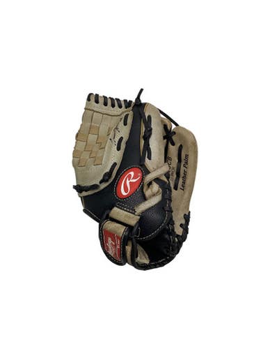 Used Rawlings PLAYMAKER BB/SB Glove RH Throw Black And White 11" 11347-S000253680