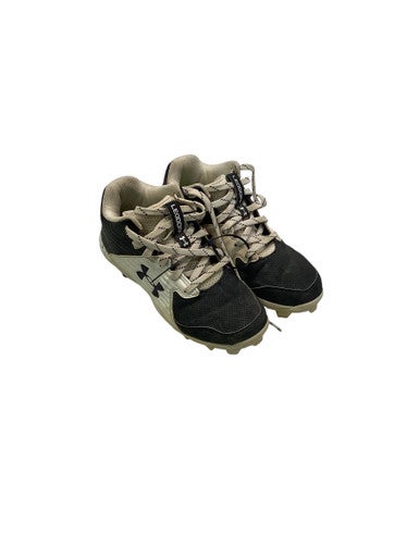 Used Under Armour LEADOFF BB/SB Cleats Black And White Junior 02 11347-S000253677