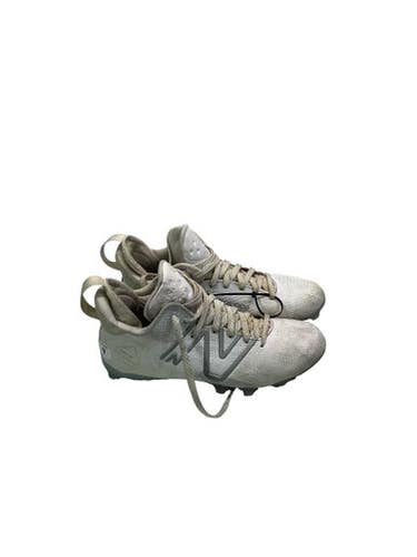Used New Balance FREEZE LAX Cleats Mens White Senior 9 11347-S000253607