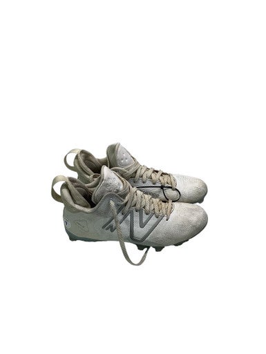 Used New Balance FREEZE LAX Cleats Mens White Senior 9 11347-S000253607