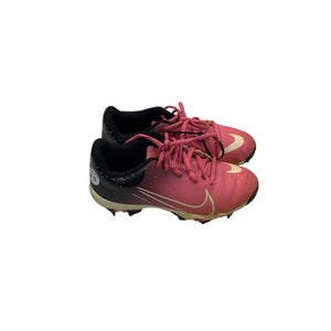 Used Nike HYPERDIAMOND 4 BB/SB Cleats Pink Junior 02.5 11347-S000253588