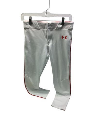 Used Under Armour BASEBALL WHITE/RED BB/SB Pant Boys White MD 11347-S000253563