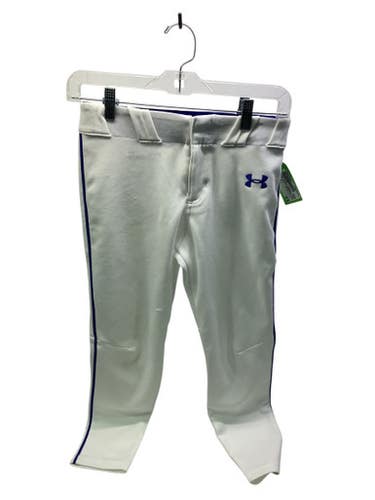 Used Under Armour BASEBALL WHITE/BLUE BB/SB Pant Boys White MD 11347-S000253564