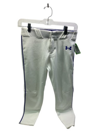 Used Under Armour BASEBALL WHITE/BLUE BB/SB Pant Boys White MD 11347-S000253564