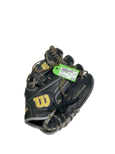 Used Wilson A1000 11.5 BB/SB Glove RH Throw Grey 11 1/2" 11347-S000253546