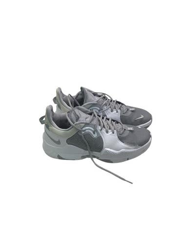 Used Nike PAUL GEORGE Basketball Shoes M Grey And White Senior 13 11347-S000253534
