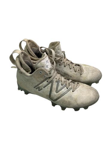 Used New Balance LAX Cleats Mens Silver Senior 9 11347-S000253852
