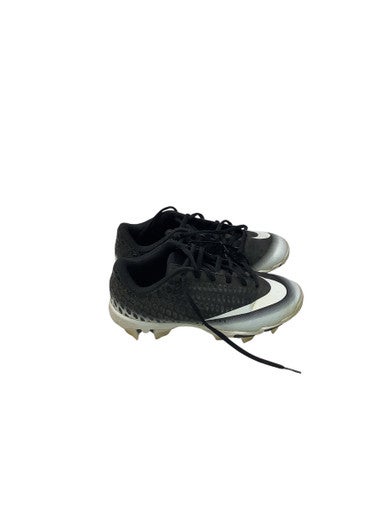 Used Nike VAPOR FAST FLEX BLACK/WHITE BB/SB Cleats Black And White Junior 04 11347-S000253828