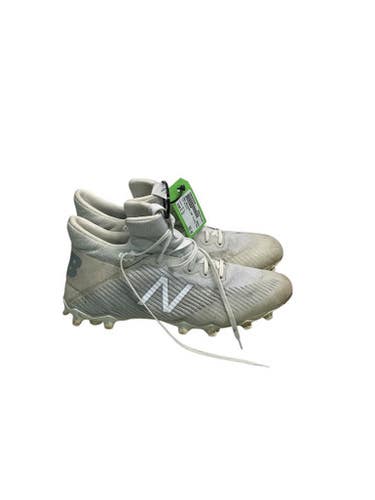 Used New Balance LAX Cleats Mens White Senior 12 11347-S000253830