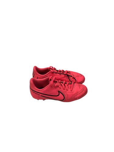 Used Nike JR TIEMPO LEGEND 9 Soccer Cleats Pink Junior 03.5 11347-S000253829