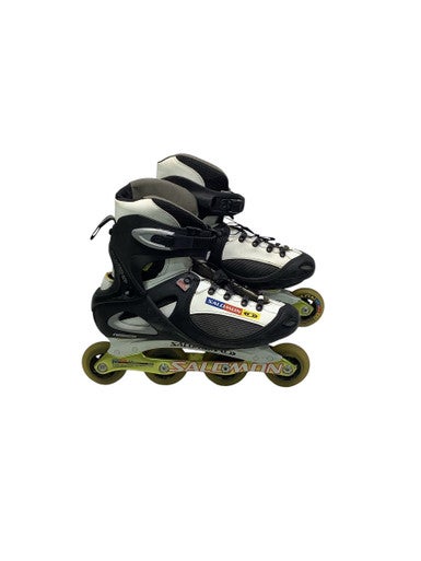 Used Salomon TWIN DRIVER Senior Roller Quad Skates Black Senior 13 11347-S000253807