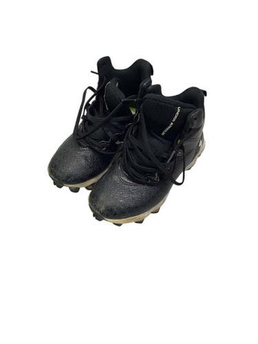 Used Under Armour Jr FB Cleats Black Junior 01.5 11347-S000253792