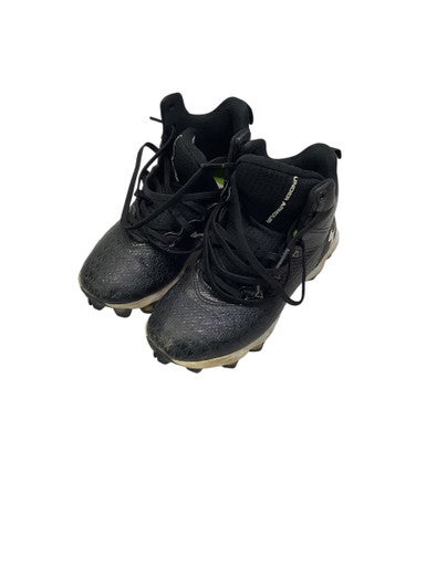 Used Under Armour Jr FB Cleats Black Junior 01.5 11347-S000253792