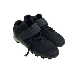Used Rawlings BLACK RAWLINGS 5.5Y BB/SB Cleats Black Junior 05.5 11347-S000253760