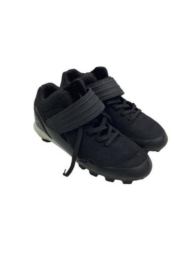 Used Rawlings BLACK RAWLINGS 5.5Y BB/SB Cleats Black Junior 05.5 11347-S000253760