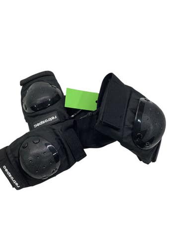 Used Retrospec Skateboard Elbow Pads Black SM 11347-S000253739