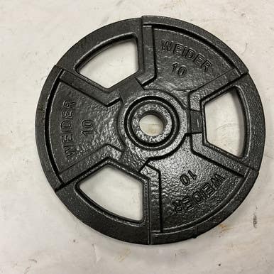 Used Weider Standard Plate Black 10 lb 11855-S000189766