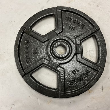 Used Weider Standard Plate Black 10 lb 11855-S000189766