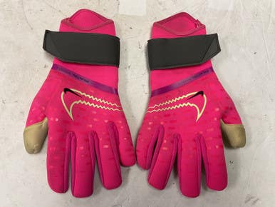 Used Nike PHANTOM SHADOW Soccer Goalie Gloves Pink 10 11855-S000189763
