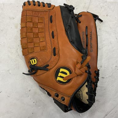 Used Wilson XXL A0525 XL14 Softball Glove RH Throw Brown 14" 11855-S000189772