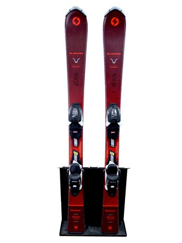 Used 2022 Blizzard Brahma Jr Skis (110cm) w/ Marker 4.5 Bindings