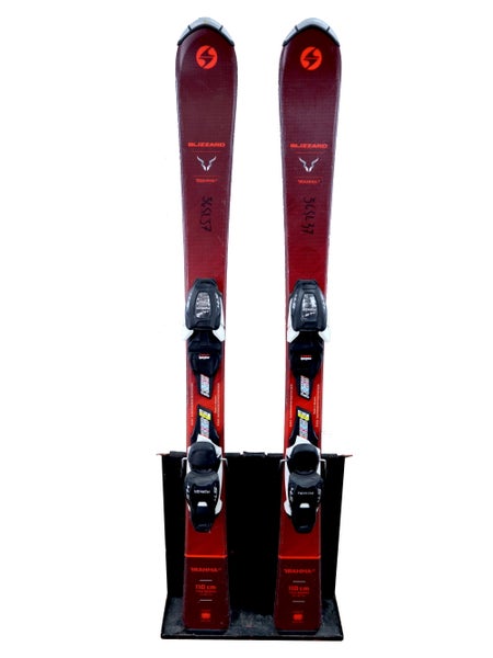 Used 2022 Blizzard Brahma Jr Skis (110cm) w/ Marker 4.5 Bindings