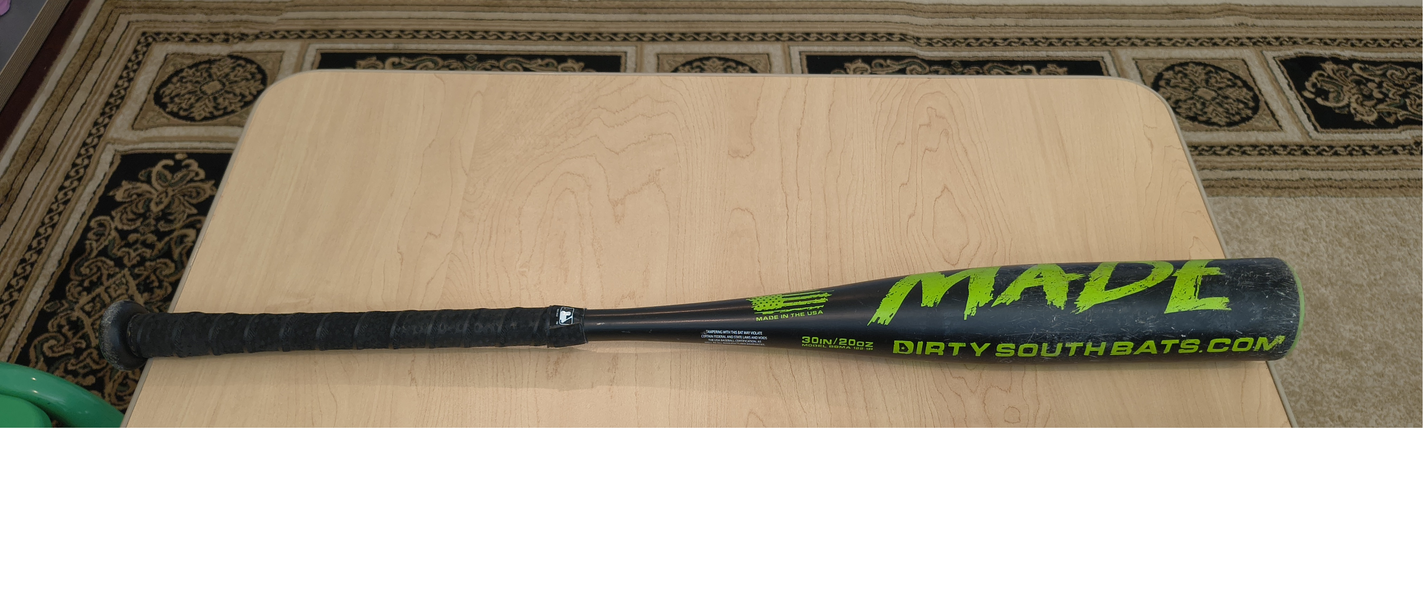 2022 Dirty South Made Composite USABat Certified Bat (-10) 20 oz 30" (Used)