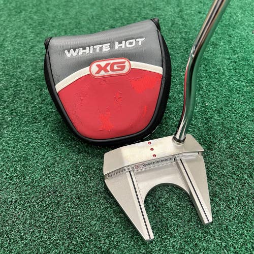 Odyssey White Hot XG #7 LEFT HAND Mallet Putter 35" MLH Steel Shaft w/HC