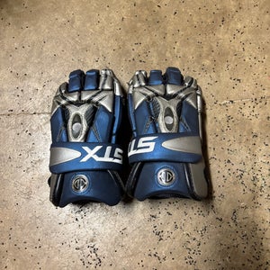 Throwback STX I Pro Lacrosse Gloves 13" Navy Blue (Never Worn-Like New)