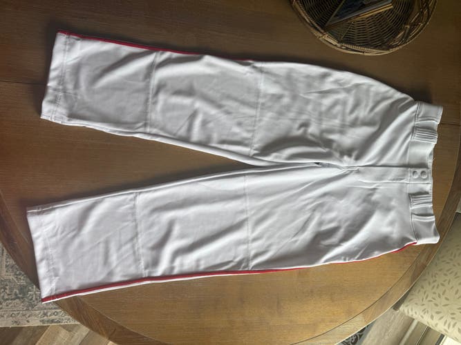 White Men's Small Adult Champro Game Pants (New)