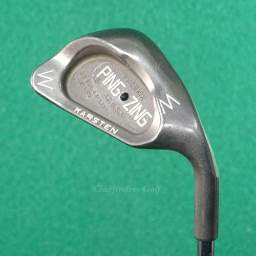 Ping Zing Stainless Black Dot PW Pitching Wedge Karsten KT-M Steel Stiff