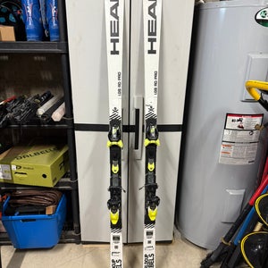 HEAD World Cup Rebels i.GS RD PRO 176 cm Racing Skis With Bindings Max Din 14 (Used)