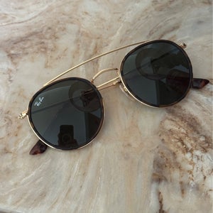 Ray-Ban Round Double Bridge 51mm Unisex  Sunglasses