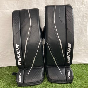 Black Small Junior Bauer GSX Goalie Leg Pads (Used)